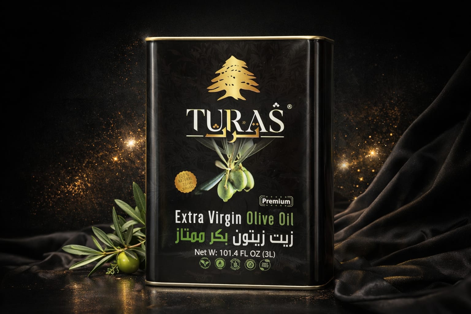 Turas Extra Virgin Olive Oil โ 3L Tin - Image 3